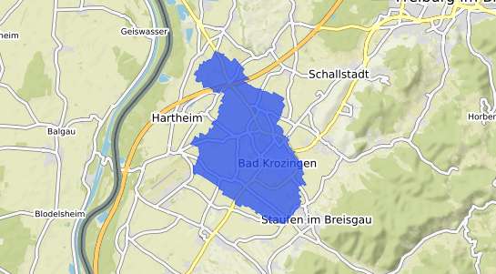 Bodenrichtwertkarte Bad Krozingen